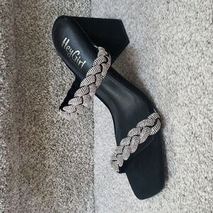 French kiss in black Heels  nib corkys Size 9